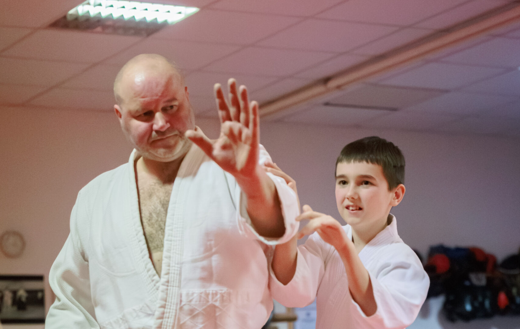 Cvičení v dojo-aikido Cvičení v dojo-aikido